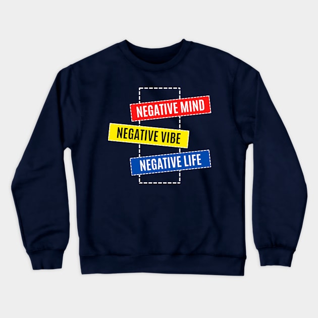 Negative Day Crewneck Sweatshirt by robertbruton